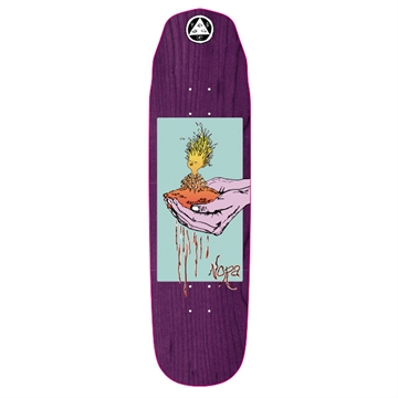 Welcome Skateboard Soil Wicked Queem Purple Stain 8,6